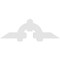 Ekena Millwork Ericson Architectural Grade PVC Gable Bracket, 60"W x 20"H x 2"D x 6"F, 8/12 Pitch GBP060X20X0206ERI00 - alternate 3